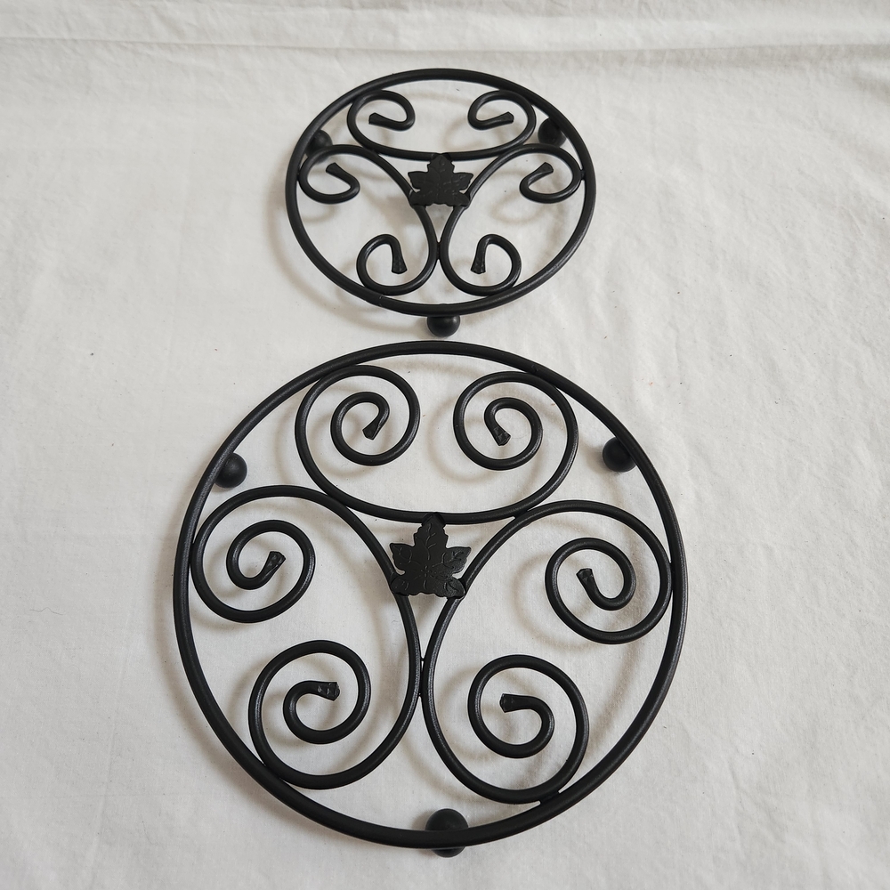 Longaberger Wrought Iron Trivet Set